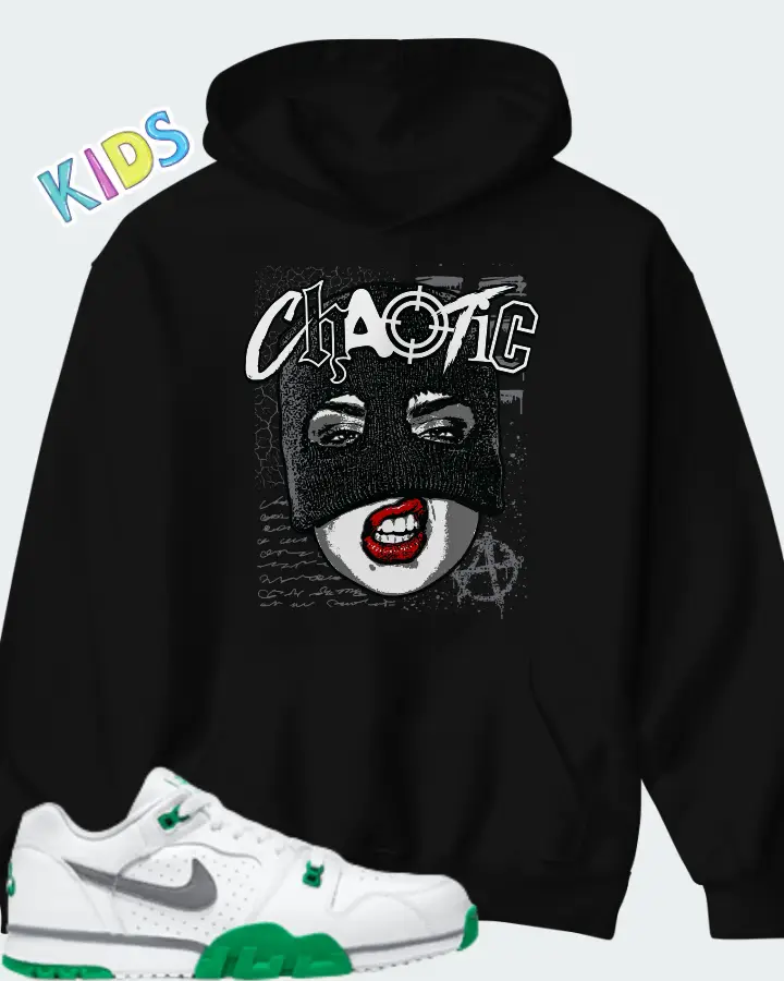 Nike Air Cross Trainer Low Lucky Green Matching Kid's Hoodie