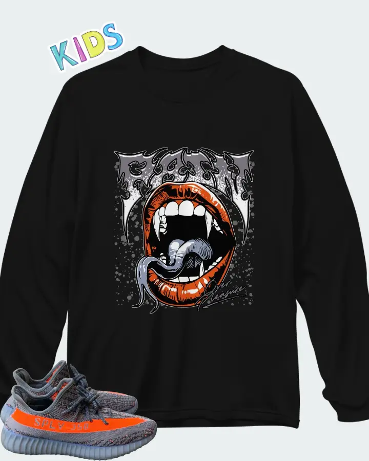Adidas Yeezy Boost 350 V2 Beluga Reflective Matching Kid's Long Sleeve T-Shirt