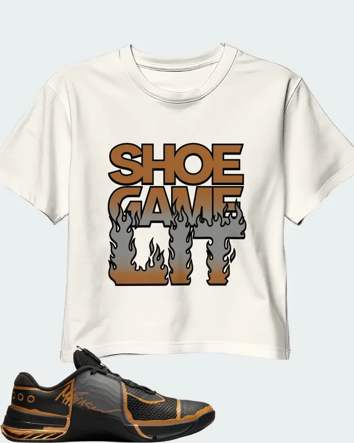 Nike Metcon 7 Sneaker Matching Ecru White Crop Top - Shoe Game Lit Refreshed