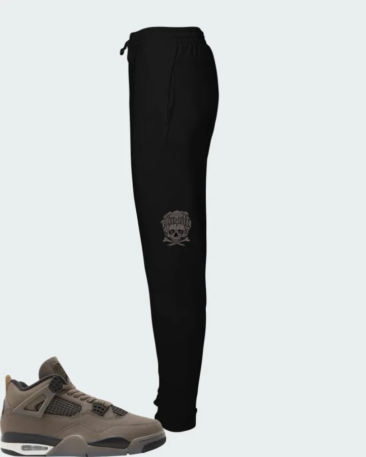 Air Jordan 4 Retro Cave Stone  Matching Joggers