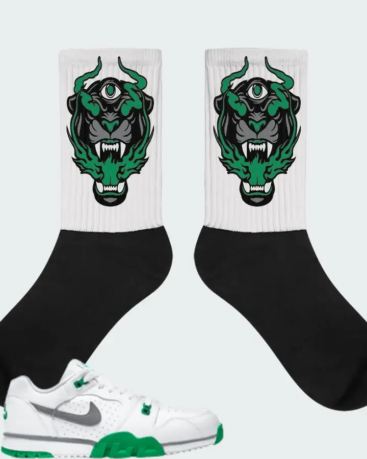 Nike Air Cross Trainer Low Lucky Green Matching Socks