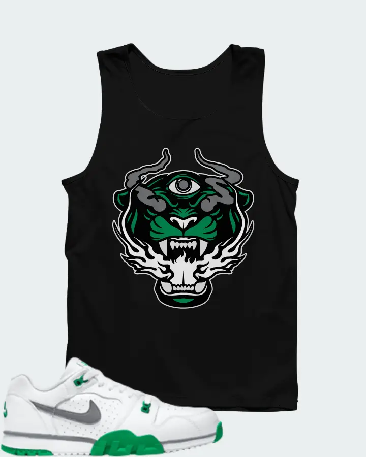 Nike Air Cross Trainer Low Lucky Green Matching Tank Top