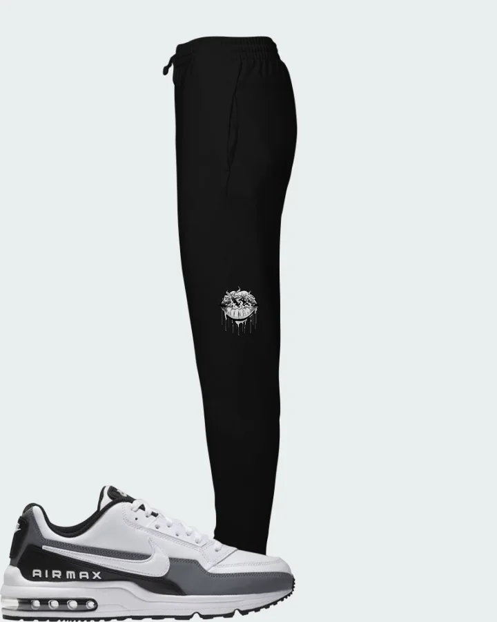 Nike Air Max LTD 3 White Black Cool Grey Matching Joggers