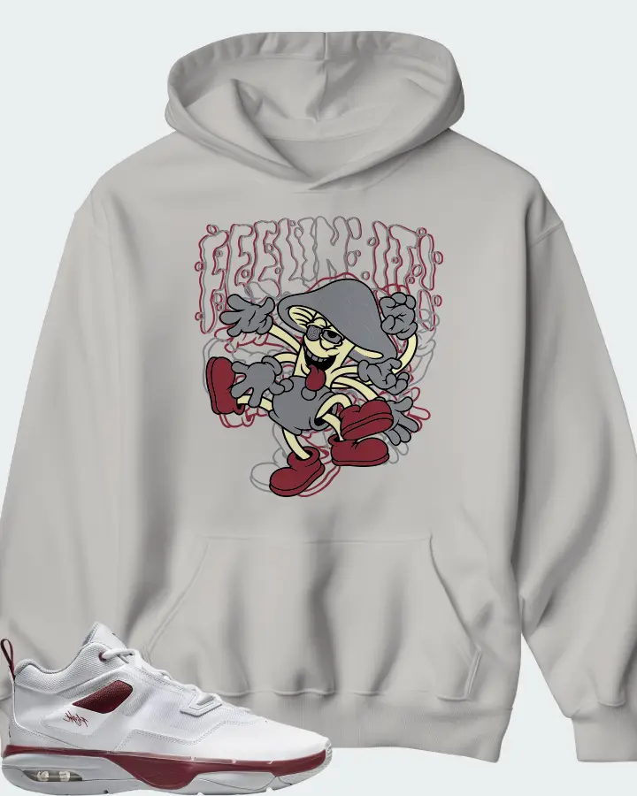 Jordan Stay Loyal 3 White Wolf Grey Team Red Matching Hoodie