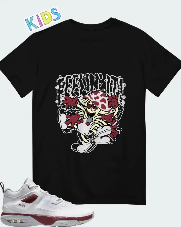 Jordan Stay Loyal 3 White Wolf Grey Team Red Matching Kid's T-Shirt
