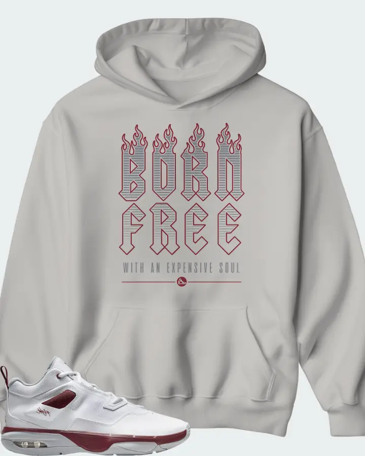 Jordan Stay Loyal 3 White Wolf Grey Team Red Matching Hoodie