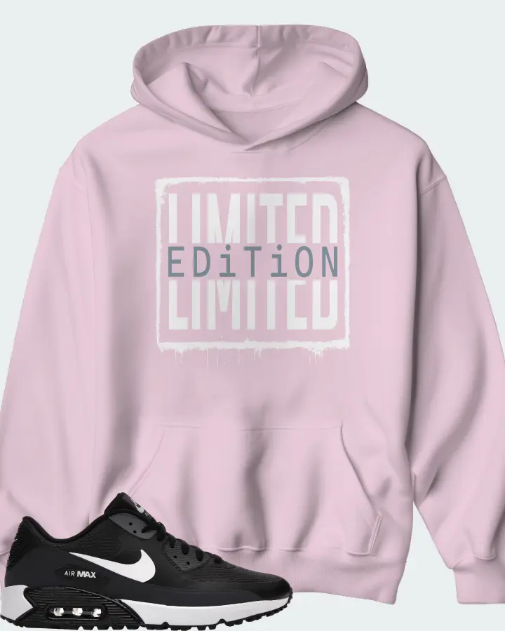 Nike Air Max 90 Golf Sneaker Matching Pink Hoodie - LIMITED EDITION
