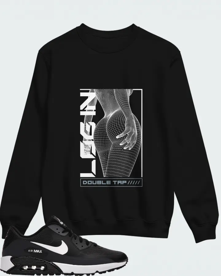 Sweatshirt in Black