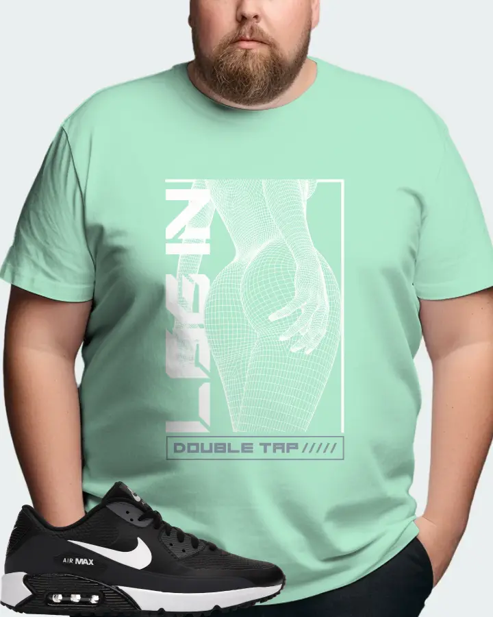 Nike Air Max 90 Golf Sneaker Matching Mint T-Shirt (LOGIN) - View 8