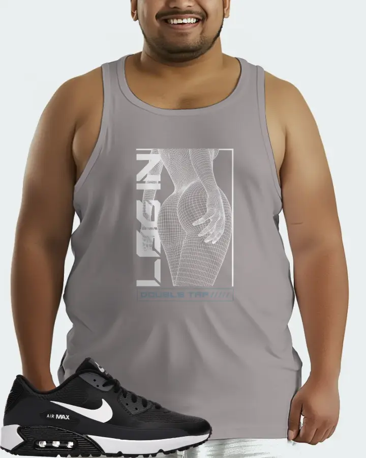 Nike Air Max 90 Golf Sneaker Matching Grey Tank Top (LOGIN) - View 6