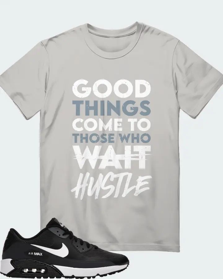 Nike Air Max 90 Golf Sneaker Matching Grey T-Shirt - Good Things Come