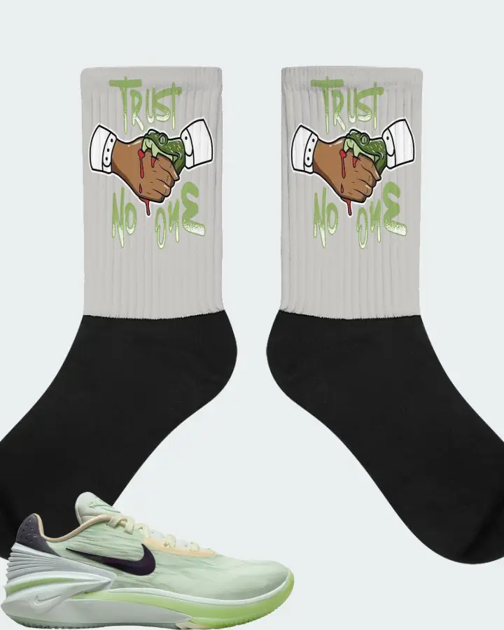 Nike Zoom GT Cut 2 Sneaker Matching Grey Socks - Trust No One