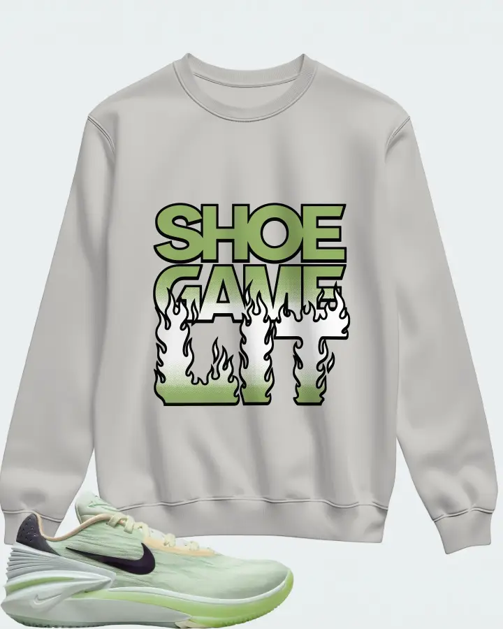 Nike Zoom GT Cut 2 Sneaker Matching Grey Sweatshirt - Shoe Game Lit Refreshed