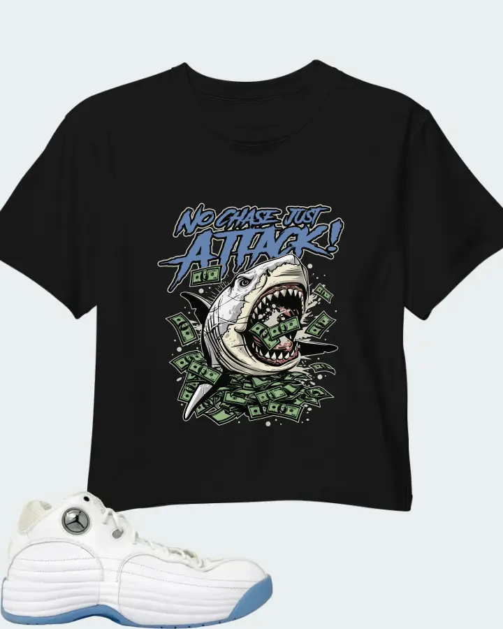 Air Jordan Team 1 University Blue Matching Crop Top