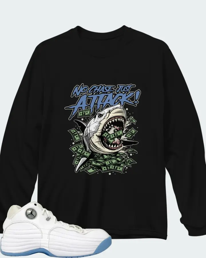 Air Jordan Team 1 University Blue Matching Long Sleeve T-Shirt