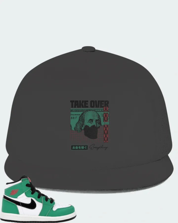 Jordan 1 Retro High Sneaker Matching Dark Grey Hat - Take Over