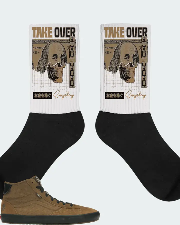 Vans The Lizzie Sneaker Matching White Socks - Take Over