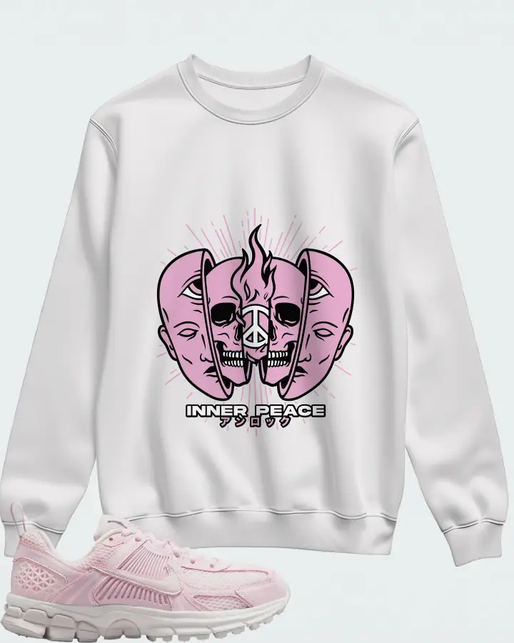 Nike Vomero 5 Pearl Pink Bleached Lilac Summit White Vast Grey Matching Sweatshirt
