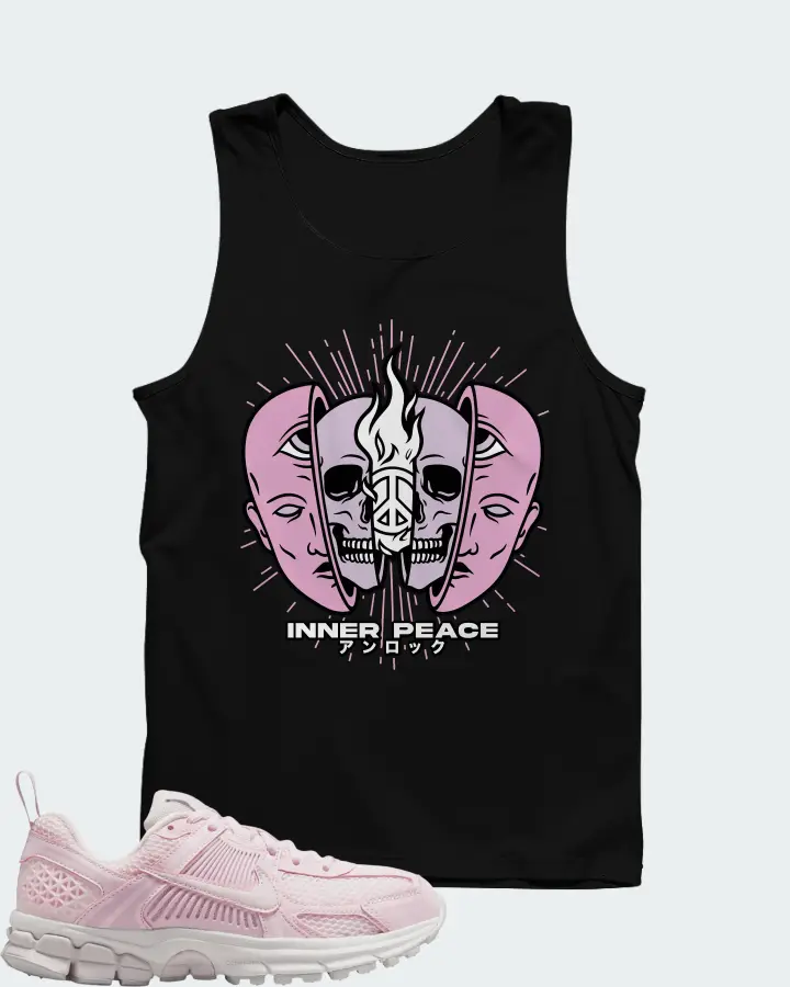 Nike Vomero 5 Pearl Pink Bleached Lilac Summit White Vast Grey Matching Tank Top