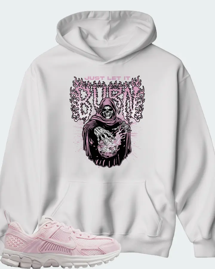 Nike Vomero 5 Pearl Pink Bleached Lilac Summit White Vast Grey Matching Hoodie