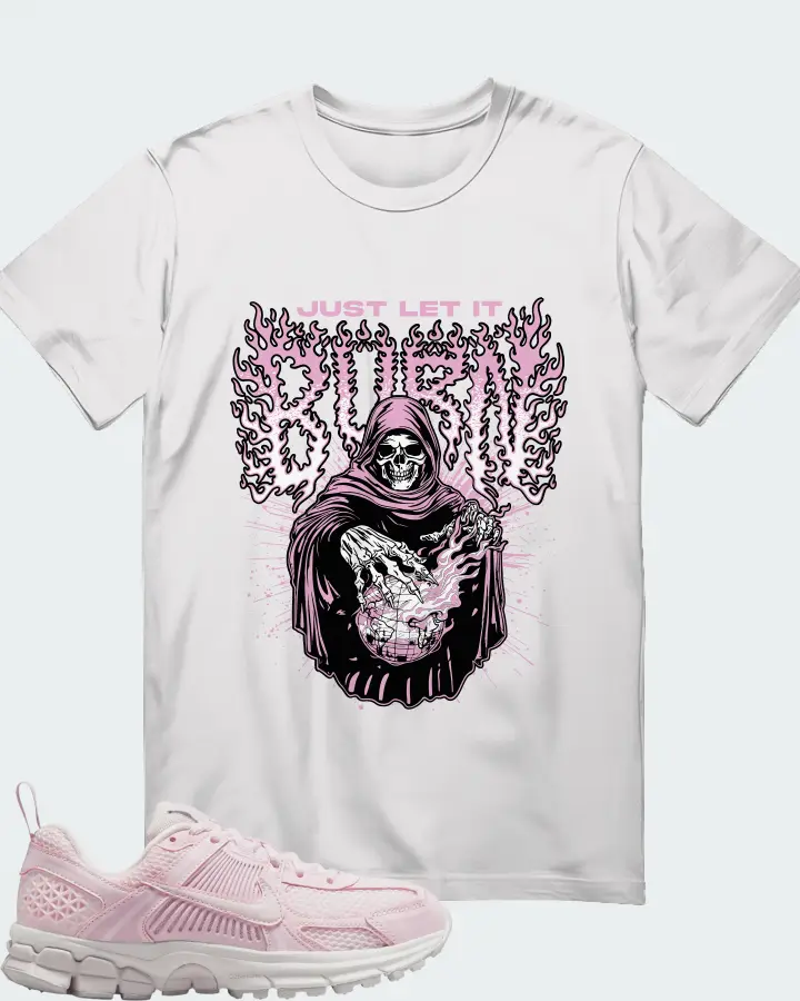 Nike Vomero 5 Pearl Pink Bleached Lilac Summit White Vast Grey Matching T-Shirt