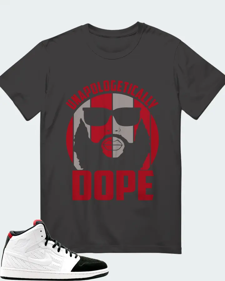 Jordan 1 Retro 99  Sneaker Matching Dark Grey T-Shirt - UNAPOLOGETICALLY DOPE Man