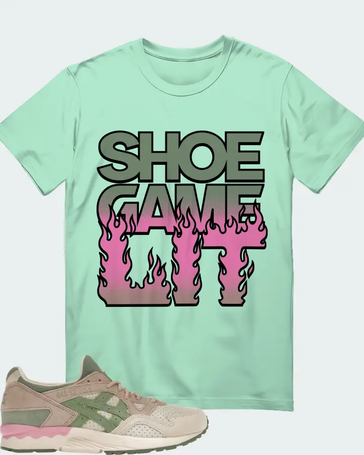 ASICS Gel-Lyte V Sneaker Matching Mint T-Shirt - Shoe Game Lit Refreshed