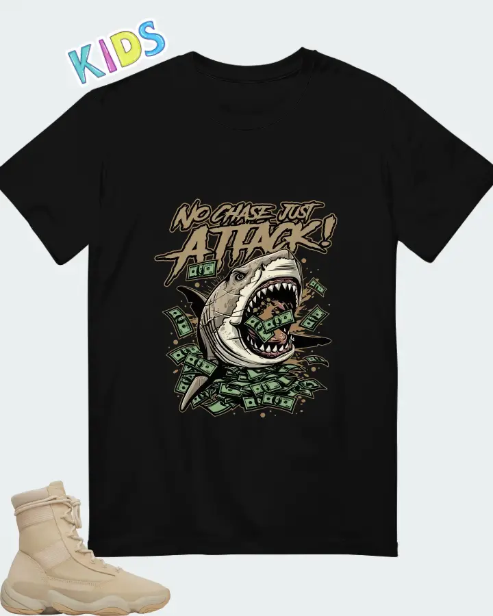 Adidas Yeezy 500 High Tactical Boot Sand Matching Kid's T-Shirt