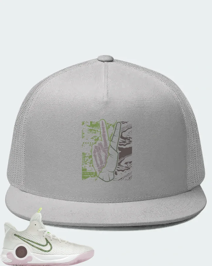 Nike KD Trey 5 IX Sneaker Matching White Hat - Peace of mind