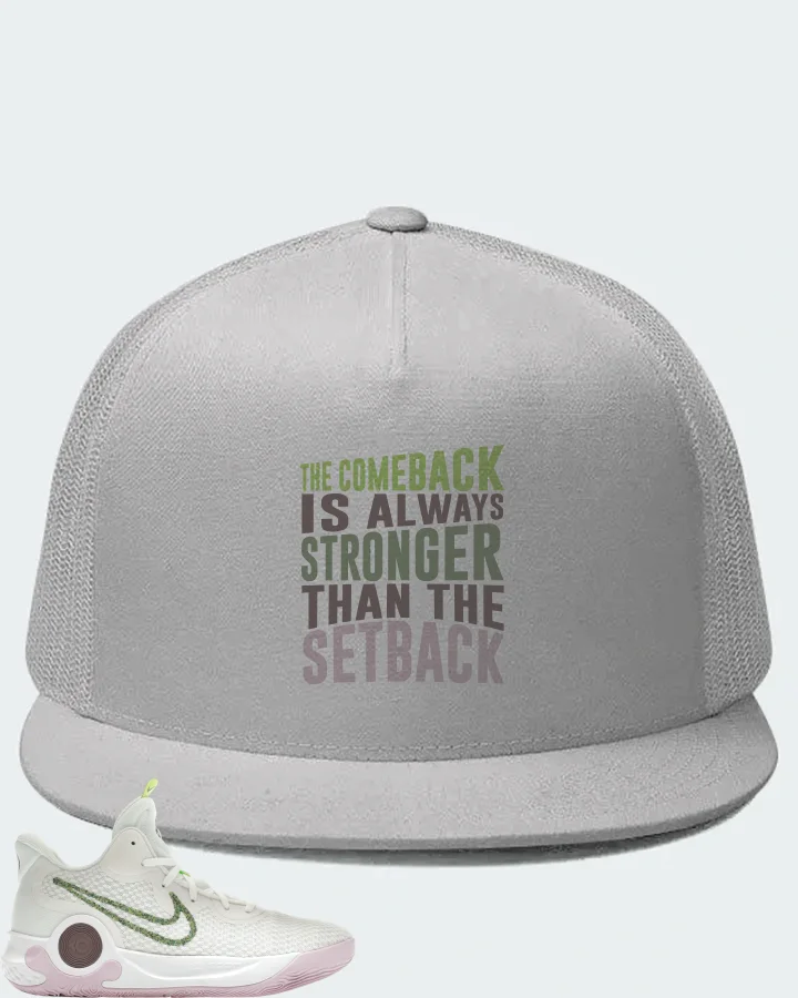Nike KD Trey 5 IX Sneaker Matching White Hat - The Comeback