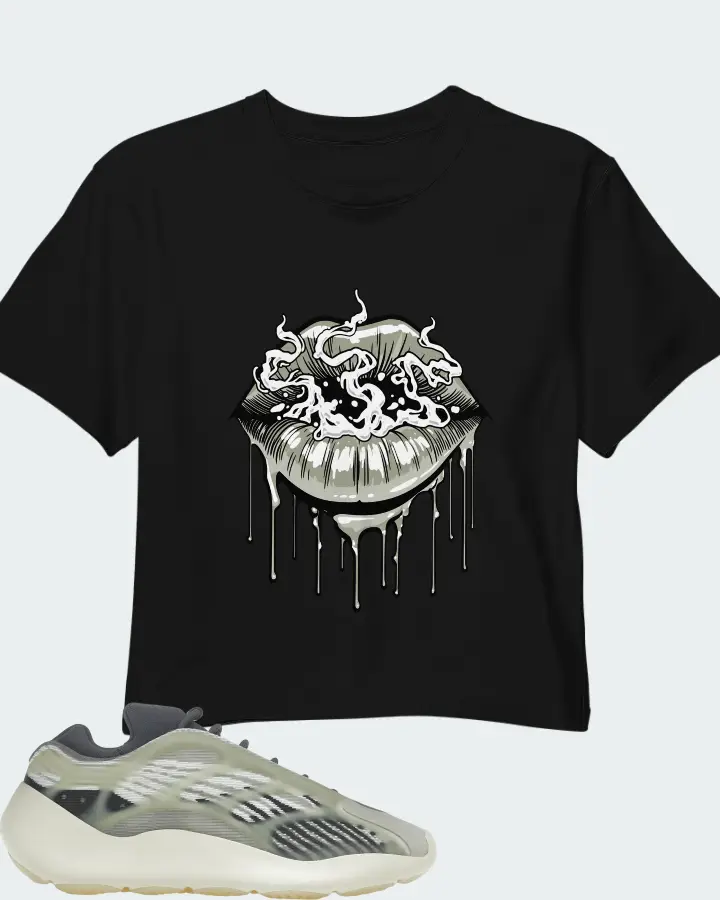 Yeezy 700 V3 Fade Salt Matching Crop Top
