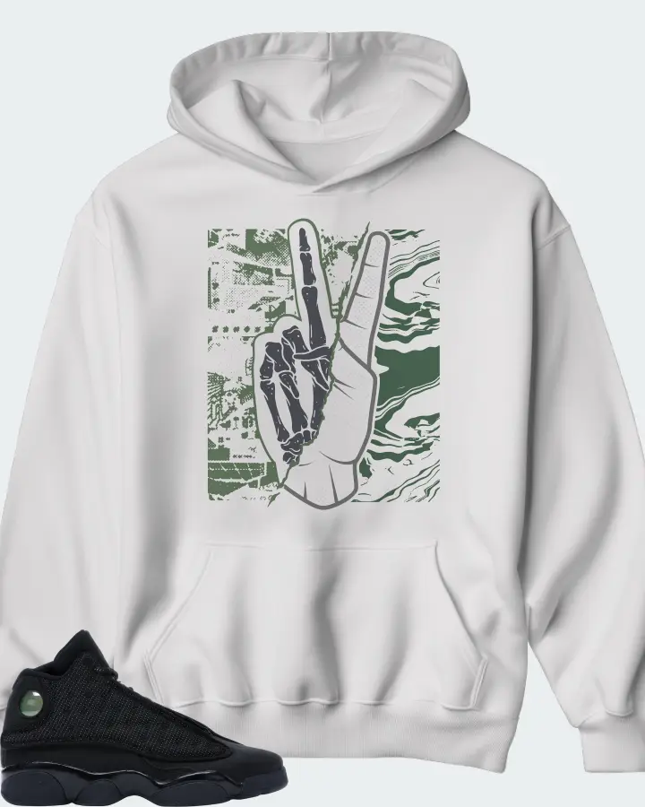 Jordan 13 Retro Sneaker Matching Hoodie - Peace of mind