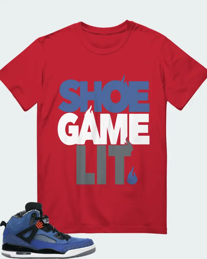 Jordan Spizike Sneaker Matching Red T-Shirt - Shoe Game Lit Classic