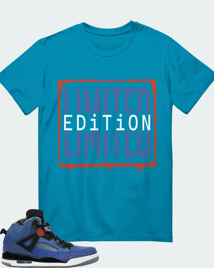 Jordan Spizike Sneaker Matching Aqua T-Shirt - LIMITED EDITION