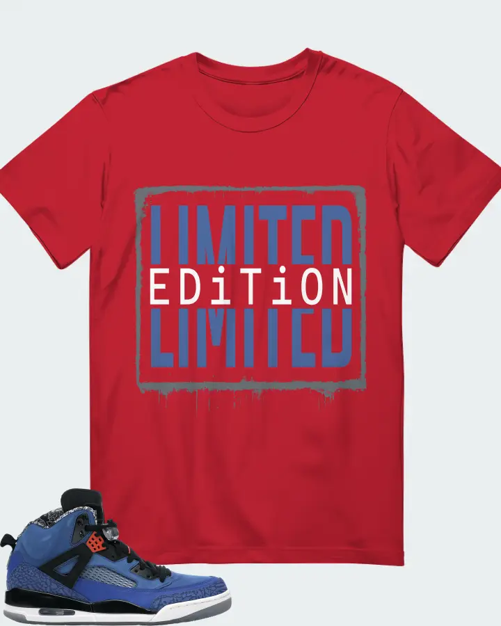 Jordan Spizike Sneaker Matching Red T-Shirt - LIMITED EDITION