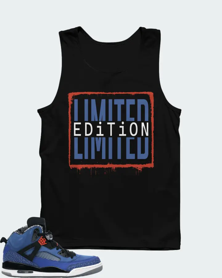 Jordan Spizike Sneaker Matching Black Tank Top - LIMITED EDITION