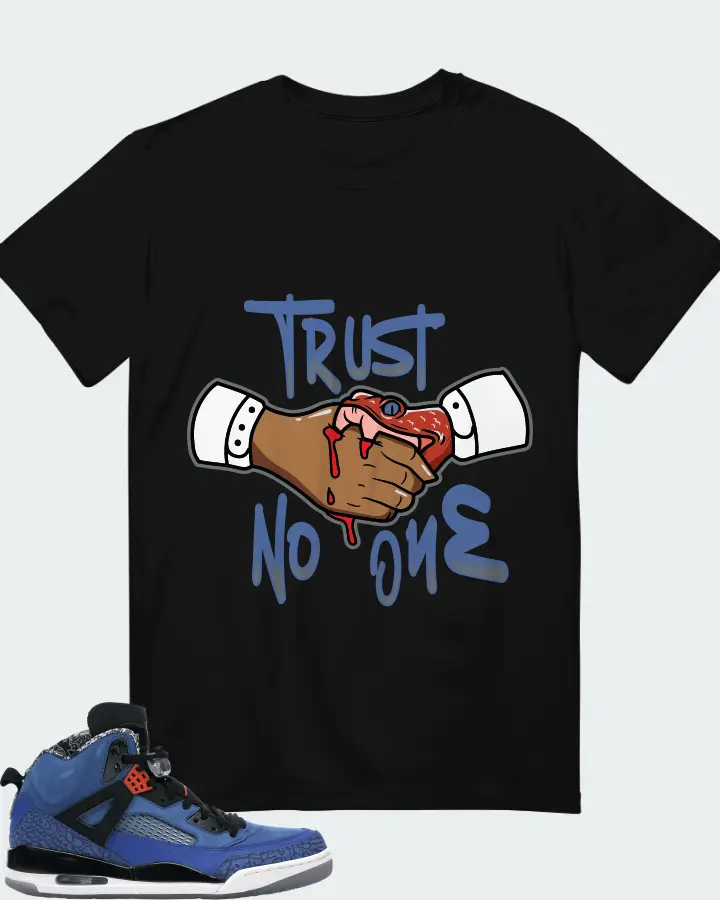 Jordan Spizike Sneaker Matching Black T-Shirt - Trust No One