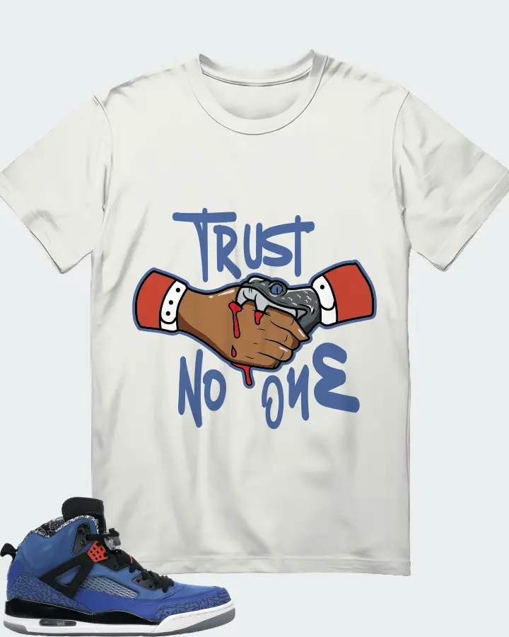 Jordan Spizike Sneaker Matching Ash T-Shirt - Trust No One