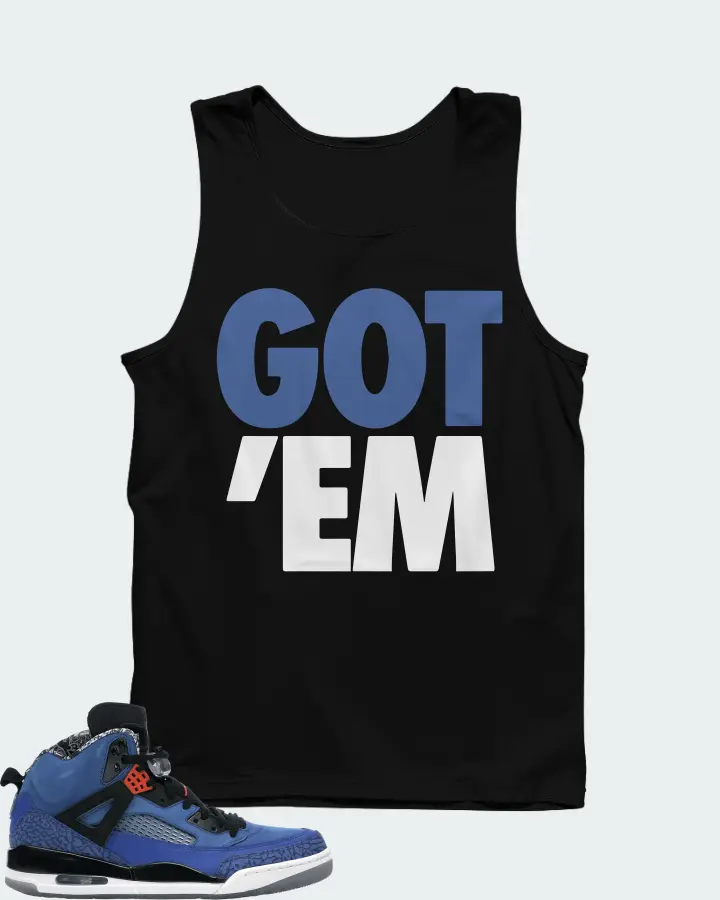 Jordan Spizike Sneaker Matching Black Tank Top - Got Em