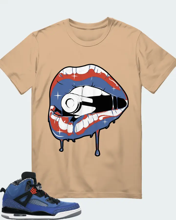 Jordan Spizike Sneaker Matching Tan T-Shirt - Kiss of Death