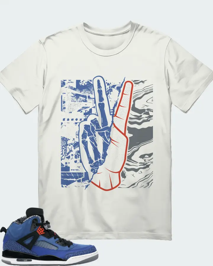 Jordan Spizike Sneaker Matching Ash T-Shirt - Peace of mind