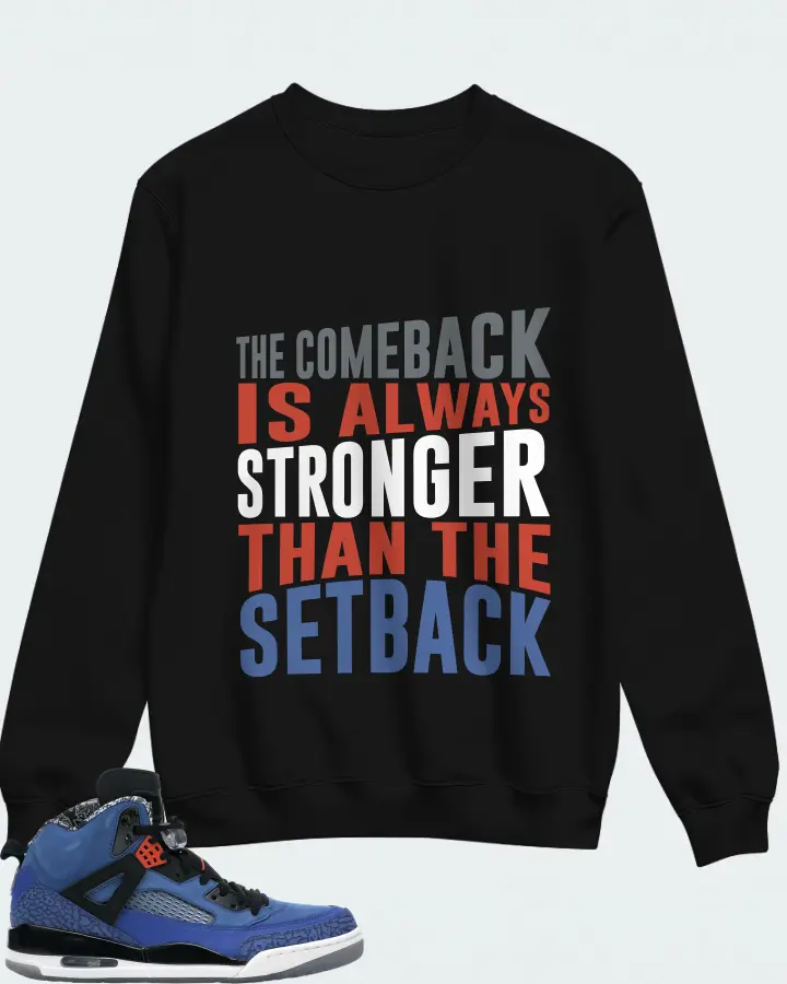 Sweatshirt in Black