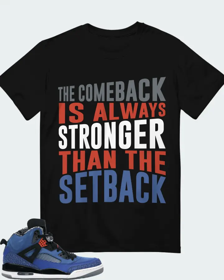 Jordan Spizike Sneaker Matching Black T-Shirt - The Comeback