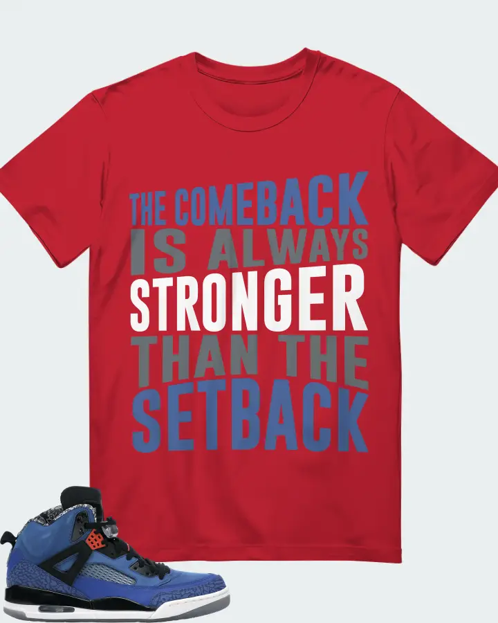 Jordan Spizike Sneaker Matching Red T-Shirt - The Comeback