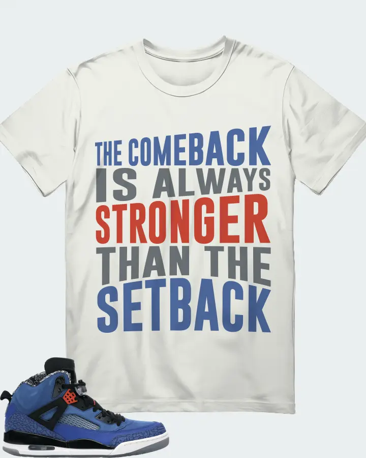 Jordan Spizike Sneaker Matching Ash T-Shirt - The Comeback