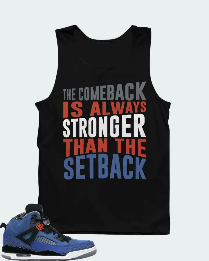 Jordan Spizike Sneaker Matching Black Tank Top - The Comeback