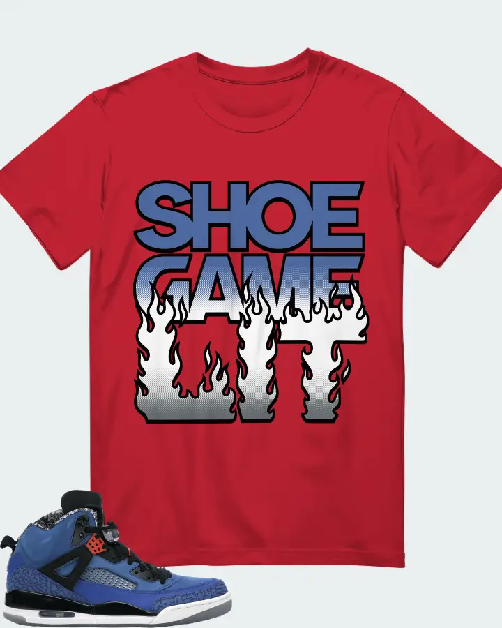 Jordan Spizike Sneaker Matching Red T-Shirt - Shoe Game Lit Refreshed