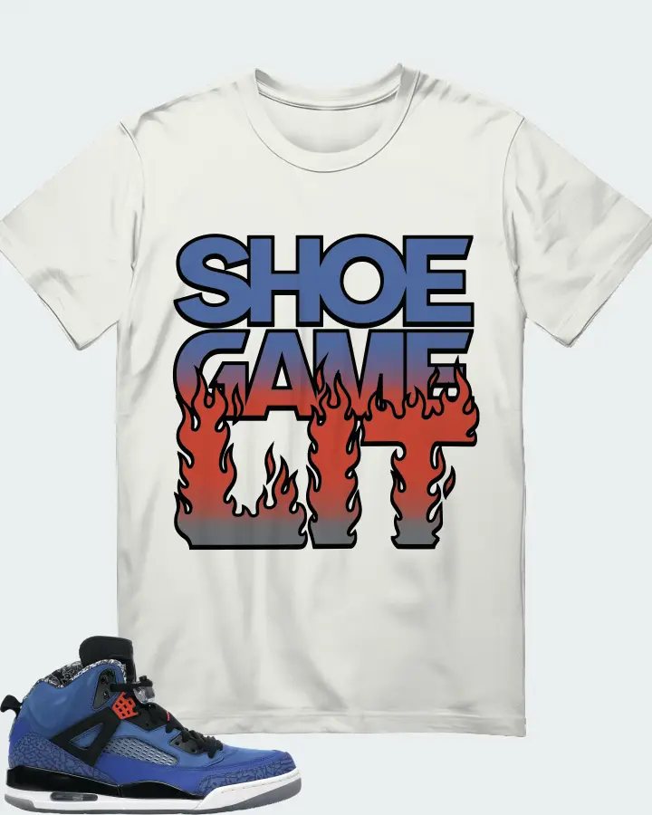 Jordan Spizike Sneaker Matching Ash T-Shirt - Shoe Game Lit Refreshed