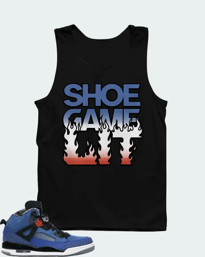Jordan Spizike Sneaker Matching Black Tank Top - Shoe Game Lit Refreshed