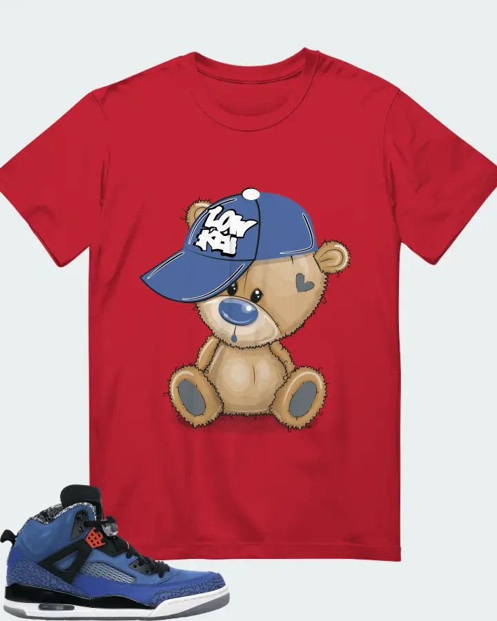 Jordan Spizike Sneaker Matching Red T-Shirt - LOW KEY BEAR